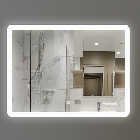 Gương nhà tắm hình elip mài bóng cạnh GLS S00E10 (450x600mm) - Image 4