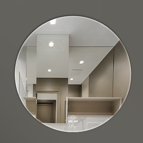 Gương nhà tắm hình elip viền nhôm GLS E30 (500x700mm) - Image 6