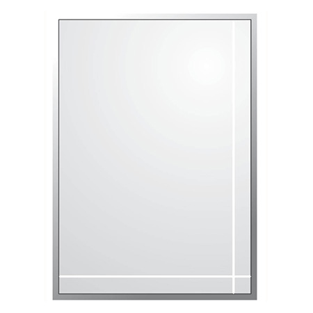 Gương phòng tắm Bancoot tráng bạc 5 lớp kẻ góc BC105