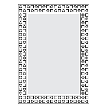 Gương phòng tắm Bancoot tráng bạc chùa hoa BC110 - Image 4
