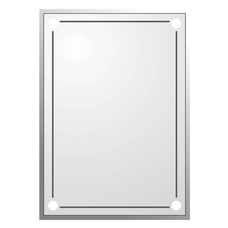 Gương phòng tắm Bancoot tráng bạc đính hạt BC117 - Image 6