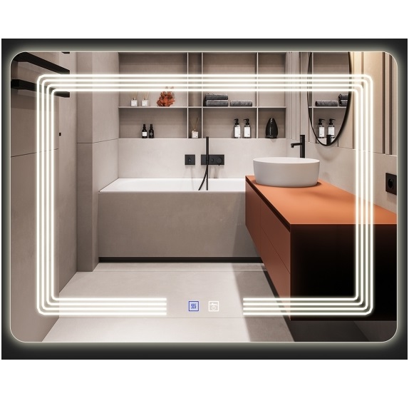Gương phòng tắm đèn led Bancoot LKM101N (600x800mm)
