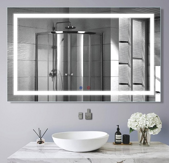 Gương phòng tắm đèn Led Classic CLG 322 A-H (100x80x3cm)