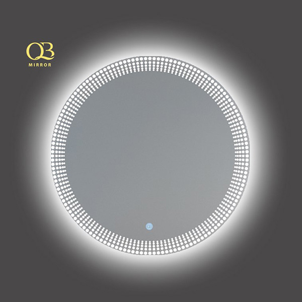 Gương phòng tắm đèn led QB-QL906T (600x600mm)