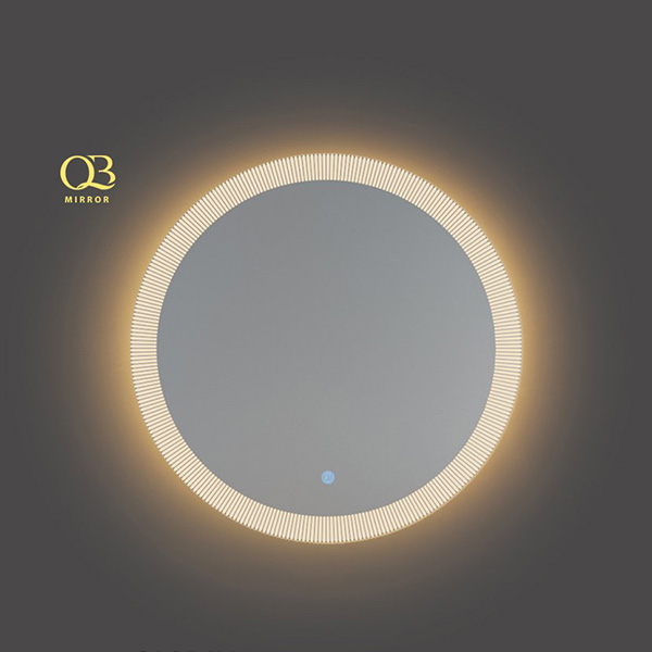 Gương phòng tắm đèn led QB-QL914V (600x600mm)