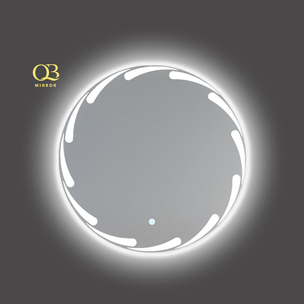 Gương phòng tắm đèn led QB-QL919T (600x600mm)