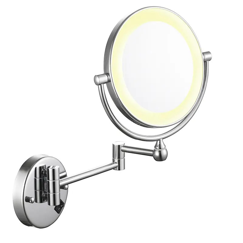 Gương trang điểm phóng đại có đèn Led ánh sáng vàng trung tính Miken KF4560VA
