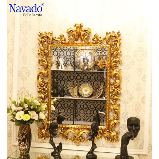 Gương trang trí Navado NO15159 ( 80cm mặt gương 40cm) - Image 3