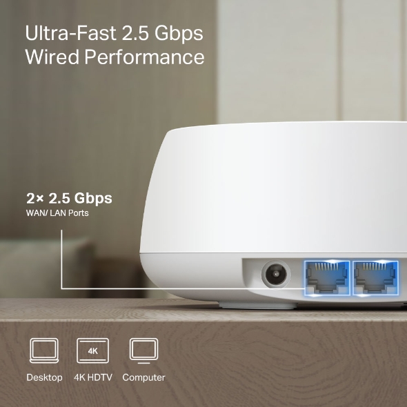 Hệ thống Mesh Wi-Fi 7 BE5000 TP-Link Deco BE25 1 Pack - Image 5