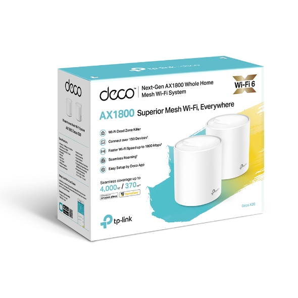 Hệ thống Wi-Fi Mesh Deco X20 cho Gia đình AX1800 - (2-Pack) - Image 2