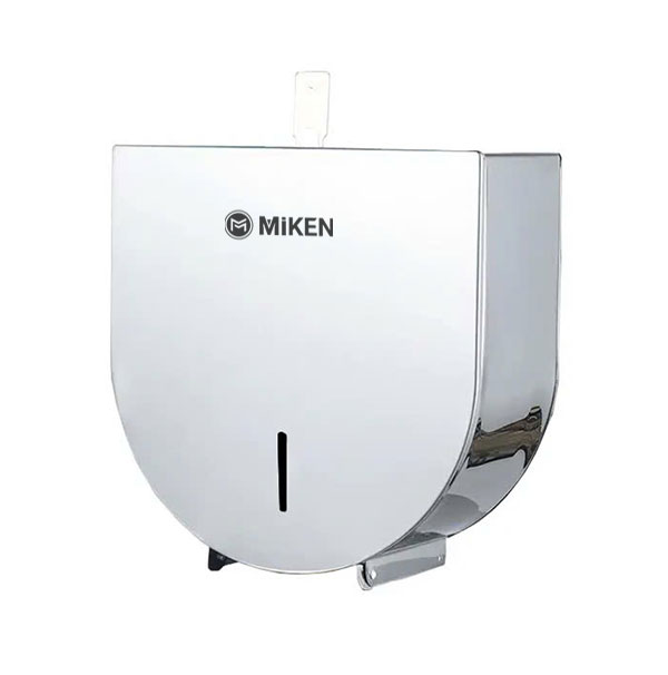 Hộp đựng giấy vệ sinh Inox 304 loại lớn Miken MK-1106B (Bóng gương)