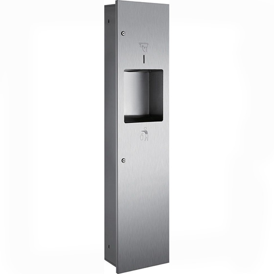 Hộp giấy kèm thùng rác âm tường Miken MKG-RAK90543