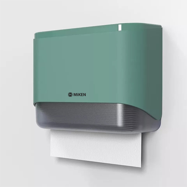 Hộp giấy lau tay treo tường màu xanh Miken MKG-E6012GRE