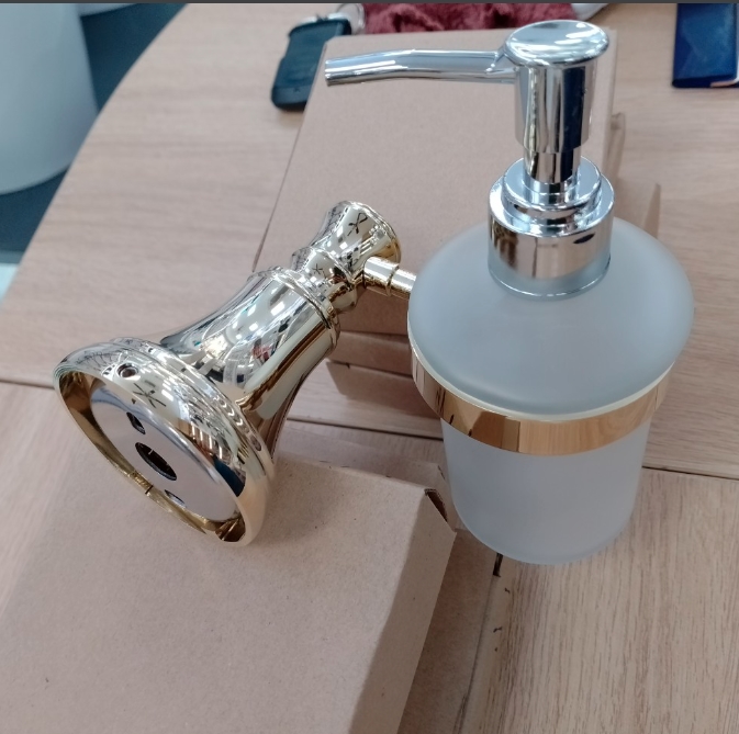 Hộp xịt xà phòng dung tích lớn các màu đen, vàng, crom Miken MKH-N9088-12 - Image 3