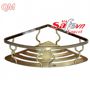 Kệ để dầu gội góc 1 tầng Đồng SafeVN