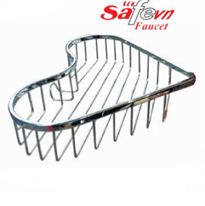 Kệ để dầu gội góc 1 tầng trái tim SafeVN