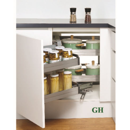 Kệ đựng gia vị 2 tầng ray hông Grob GM230L R - Image 4