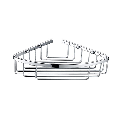 Kệ góc 1 tầng Đồng mạ Crom bóng Miken MKK-1905