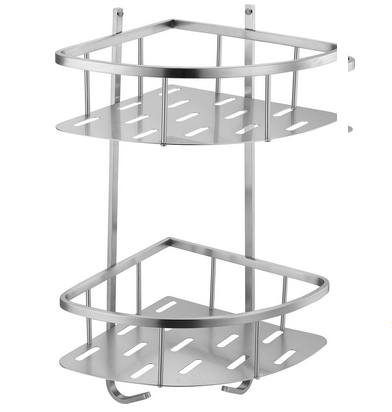 Kệ góc 2 tầng inox 304 Moonoah MN-1007B bóng