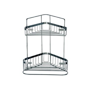 Kệ góc 2 tầng màu vàng chải EcoBath EC4067-2 - Image 3