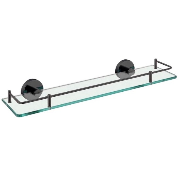 Kệ kính phòng tắm màu đen mờ EcoBath EC270-05MB