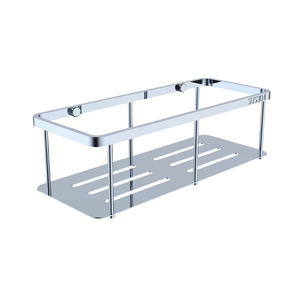 Kệ thẳng 1 tầng Đồng mạ Crom bóng Miken MKK-2512 - Image 3
