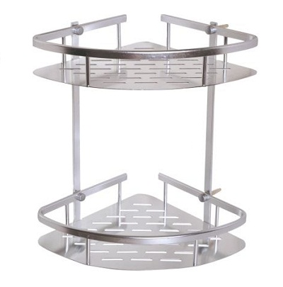 Kệ treo tường 2 tầng góc Duraqua B603 (225x225x365mm)