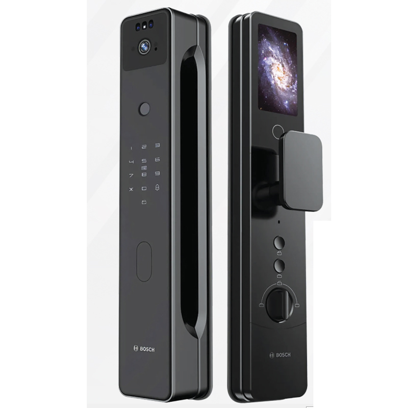Khóa cửa điện tử BOSCH FU8 PLUS Black 3D FACE ID