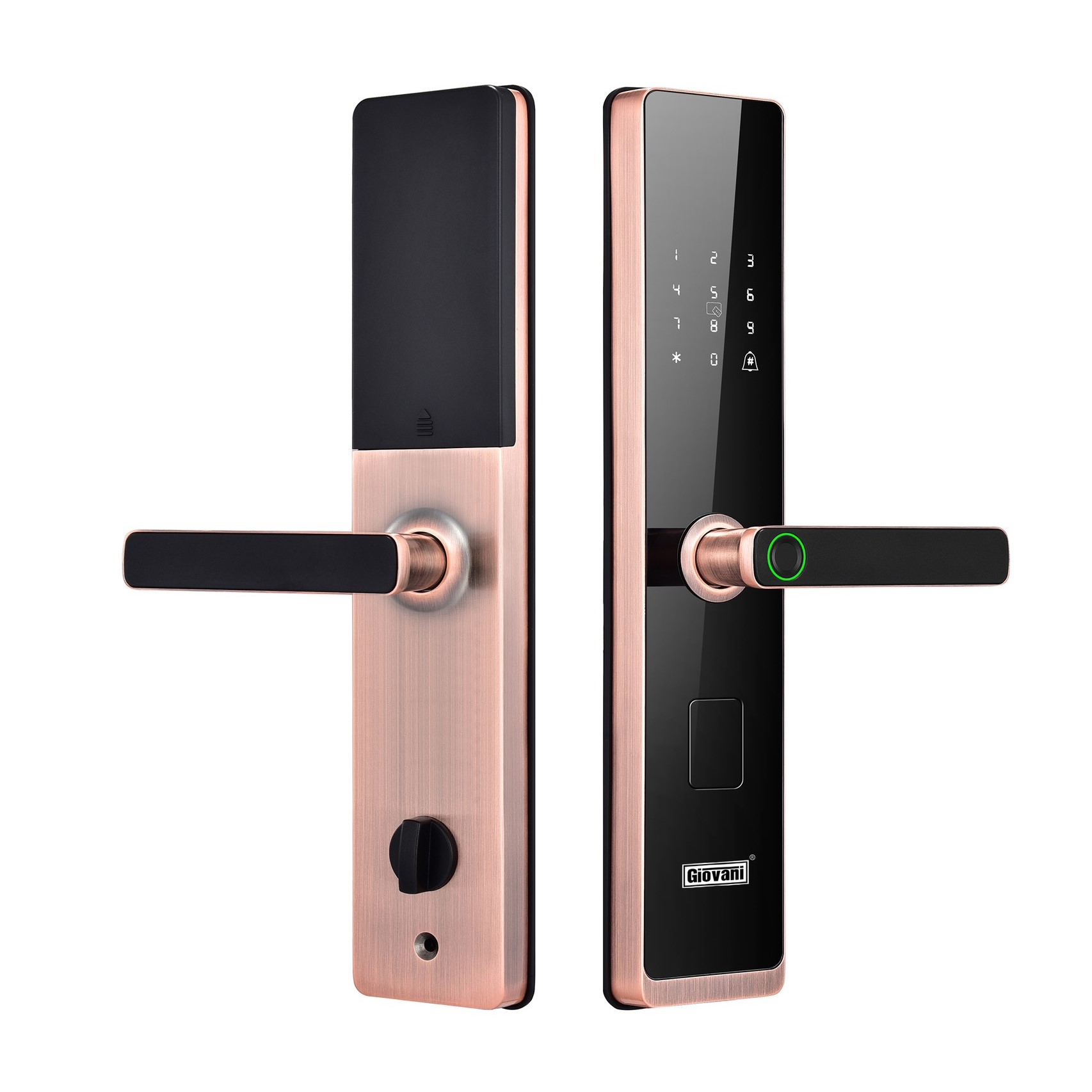 Khóa cửa thông minh màu đồng GIOVANI GSL-168G