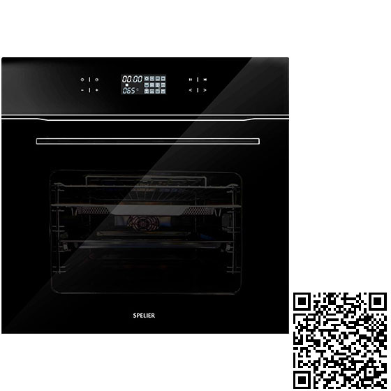 Lò nướng âm tủ Spelier SPB 80 PYR BLACK - Image 4