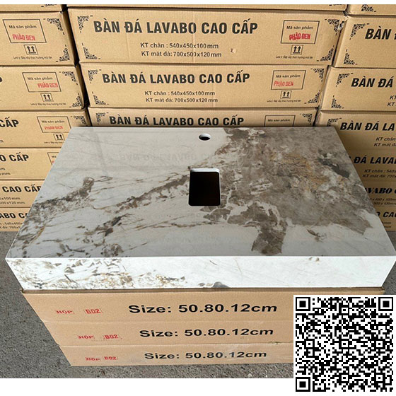 Mặt bàn đá chậu rửa lavabo HM-9015 - Image 4