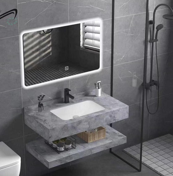 Mặt bàn đá chậu rửa lavabo HM-9015 - Image 5