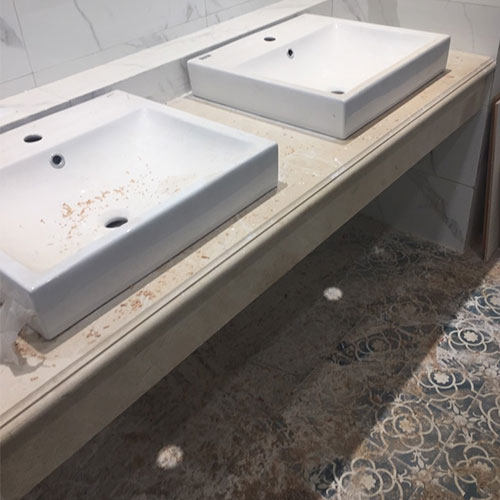 Mặt bàn đá chậu rửa lavabo HM-9019 - Image 3