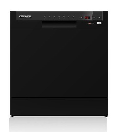 Máy rửa bát màu đen Kocher KDEU-8838BL