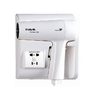 Máy sấy tóc treo tường SVAVO V-175C (2 ổ cắm phụ đứng)
