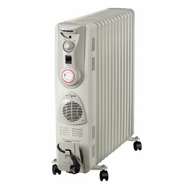 Máy sưởi dầu 13 thanh Tiross TS926 - Có hẹn giờ