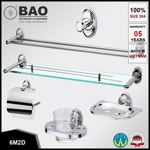 Móc áo đơn mạ vàng BAO BN 248V - Image 6