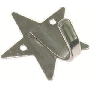 Móc áo Inox đơn hình ngôi sao TL09