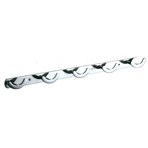 Móc áo treo tường 5 móc vầng trăng SF-151-5 (40cm)