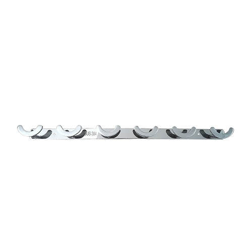 Móc áo treo tường 6 móc vầng trăng SF-151-6 (55cm)