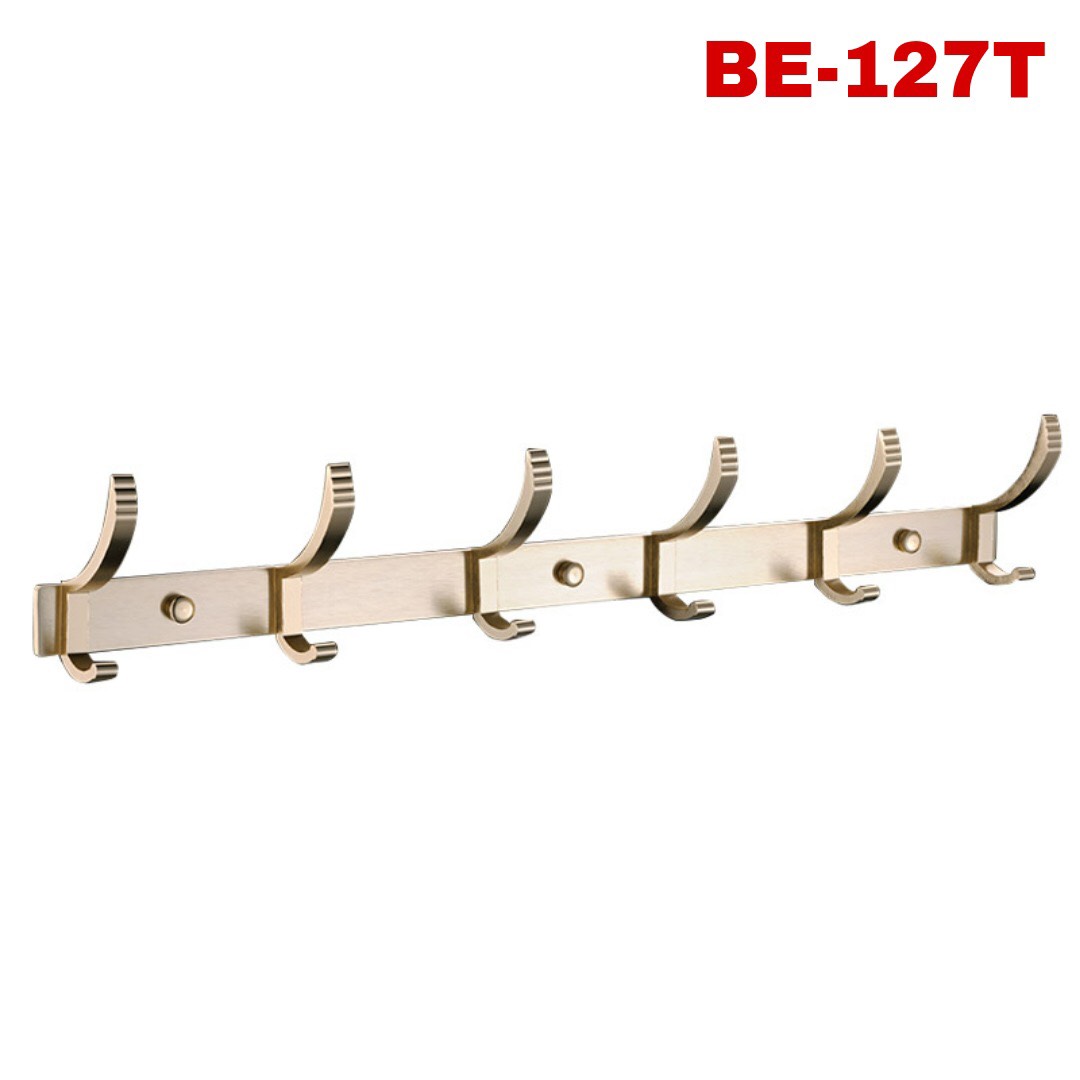 Móc quần áo treo tường màu ghi xám EcoBath EC2038-4BU - Image 5