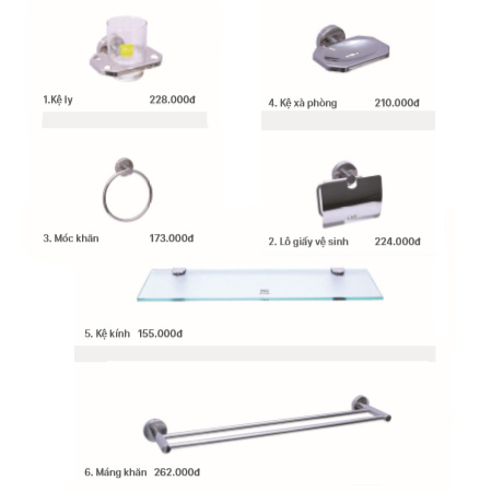 Móc treo khăn 3 móc Đình Quốc 4132 - Image 6
