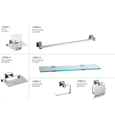 Móc treo khăn 5 móc Đình Quốc 49004 - Image 6