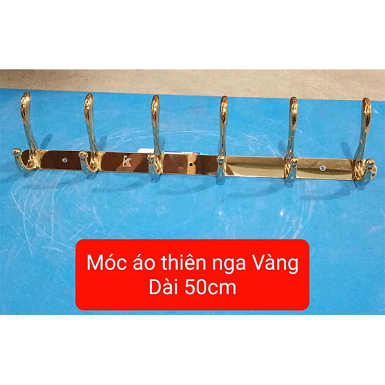 Móc treo quần áo 5 móc màu vàng đen Miken 701DV-5 - Image 4