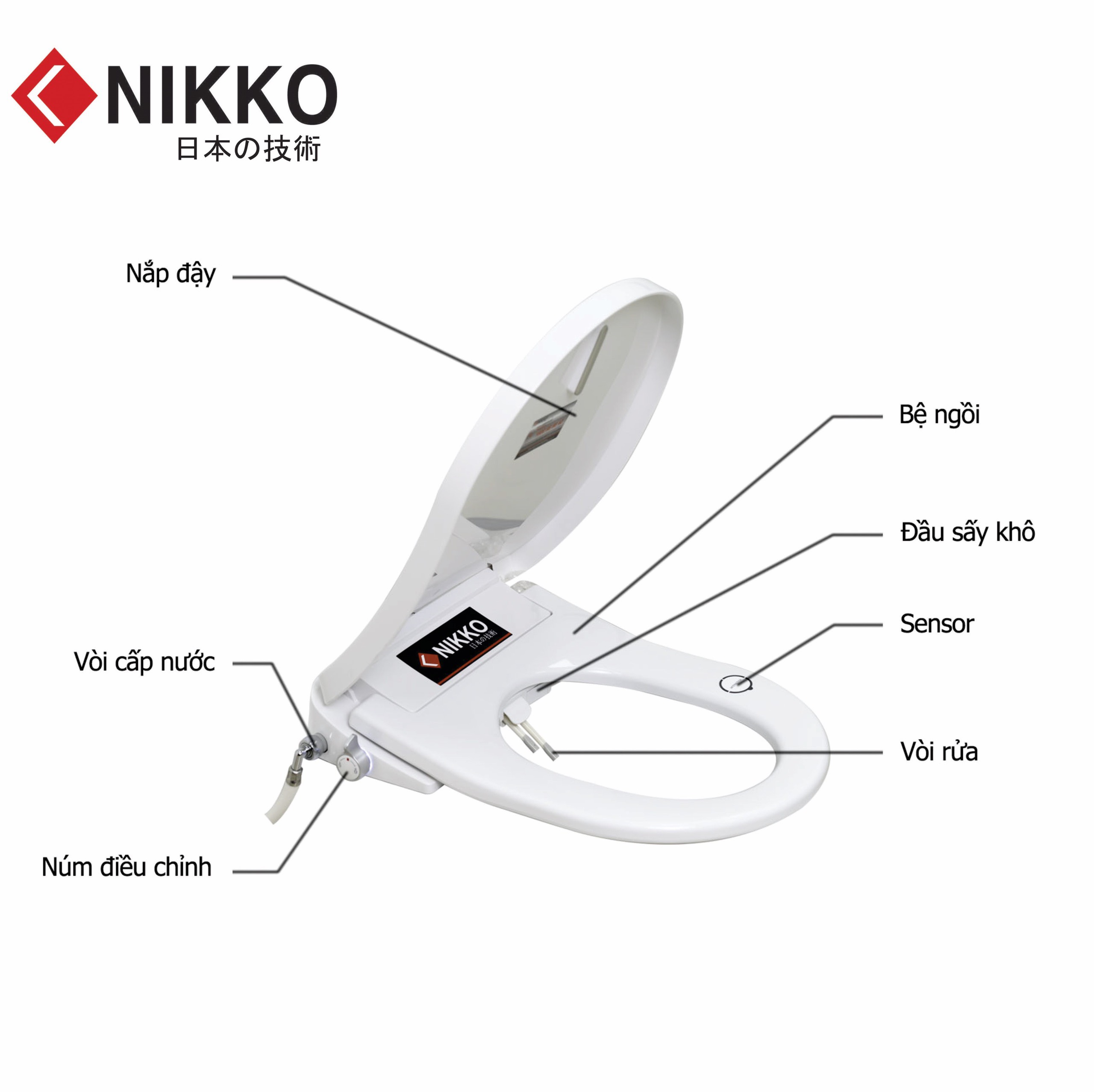 Nắp bồn cầu điện tử Kohler C3-520 K-31333KR-0 - Image 4