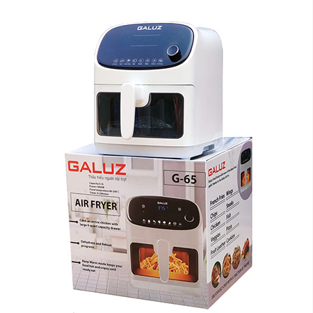 Nồi chiên không dầu 5,5L GALUZ G-65 (Điện tử)