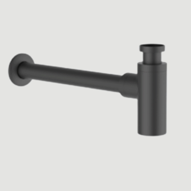 Ống thải chữ P mạ đen Mirolin MK514B