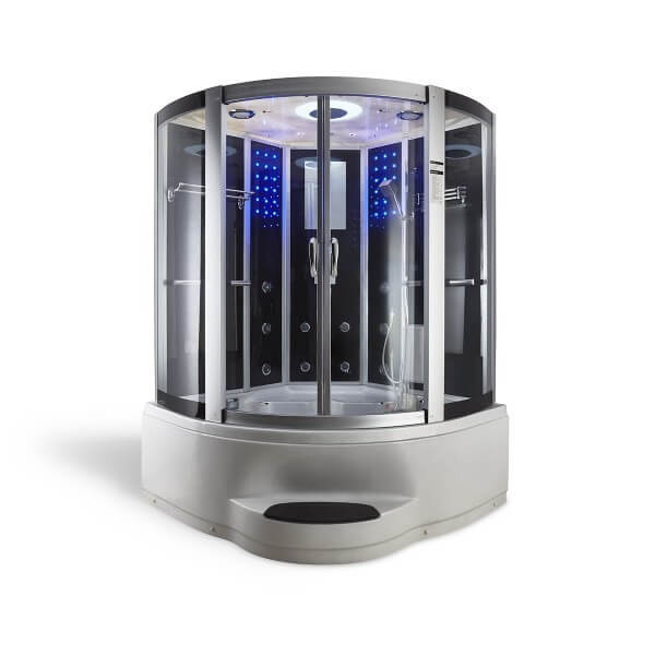 Phòng xông hơi ướt Govern JS-0907P (Masage-sục khí, Ngọc trai,1350x1350x2150mm)