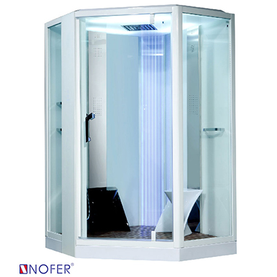 Phòng xông hơi ướt Nofer VS-89106S White (1300x1300x2200)