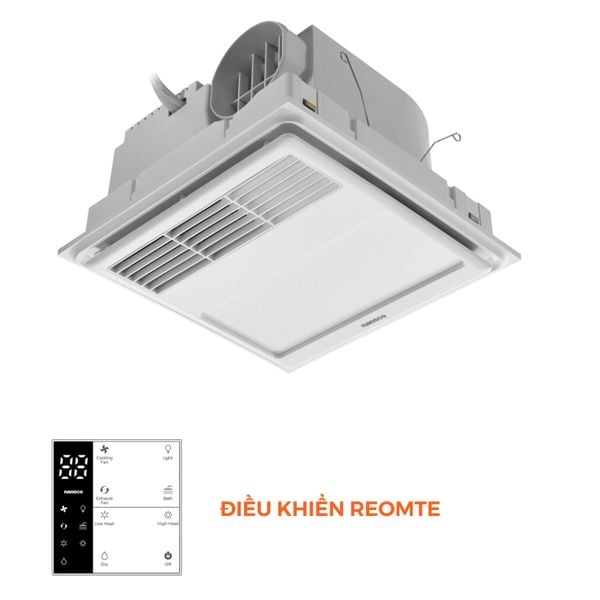Quạt hút thông gió gắn tường Nanoco NWV2520 (lỗ chờ 30cm - Thoát tự do) - Image 4